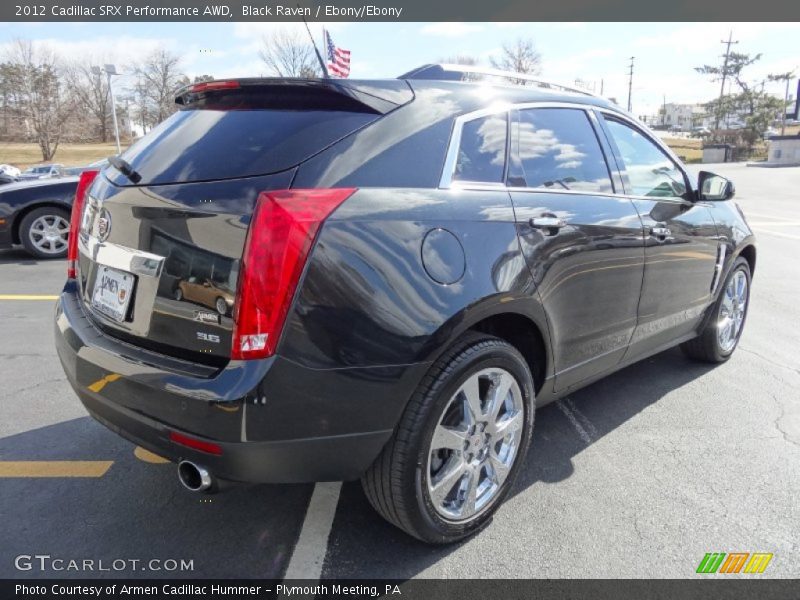 Black Raven / Ebony/Ebony 2012 Cadillac SRX Performance AWD