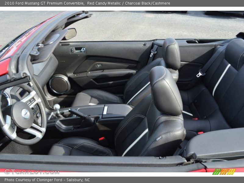 Red Candy Metallic / Charcoal Black/Cashmere 2010 Ford Mustang GT Premium Convertible