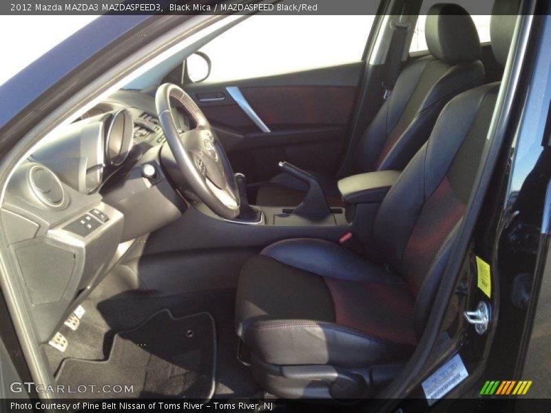 Black Mica / MAZDASPEED Black/Red 2012 Mazda MAZDA3 MAZDASPEED3