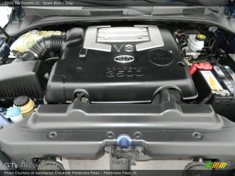 Spark Blue / Gray 2006 Kia Sorento LX