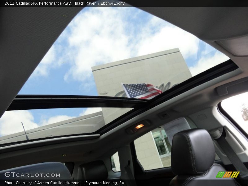 Black Raven / Ebony/Ebony 2012 Cadillac SRX Performance AWD