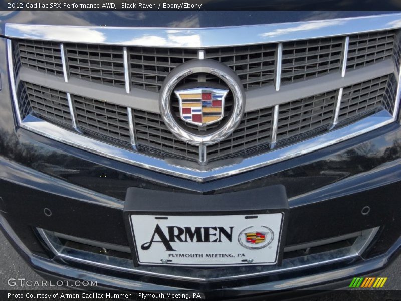 Black Raven / Ebony/Ebony 2012 Cadillac SRX Performance AWD