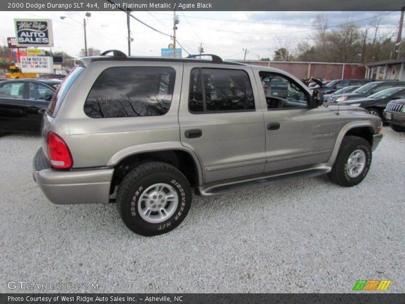 Bright Platinum Metallic / Agate Black 2000 Dodge Durango SLT 4x4