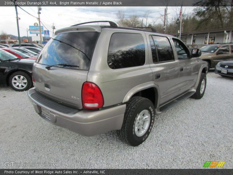 Bright Platinum Metallic / Agate Black 2000 Dodge Durango SLT 4x4