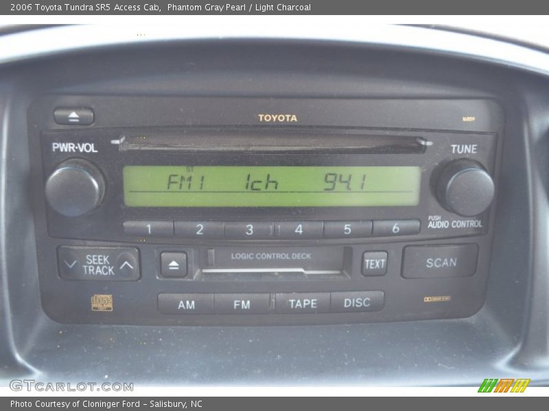 Audio System of 2006 Tundra SR5 Access Cab