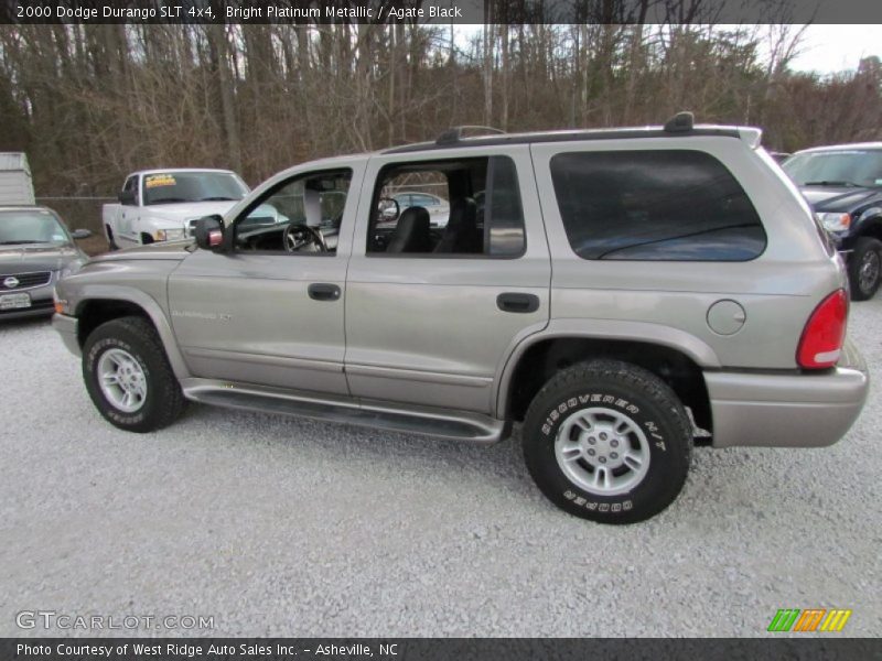 Bright Platinum Metallic / Agate Black 2000 Dodge Durango SLT 4x4