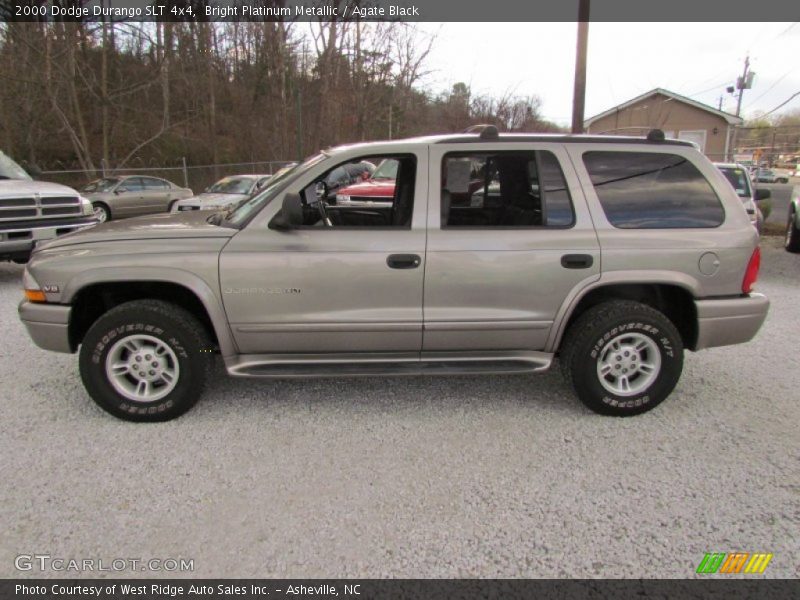 Bright Platinum Metallic / Agate Black 2000 Dodge Durango SLT 4x4
