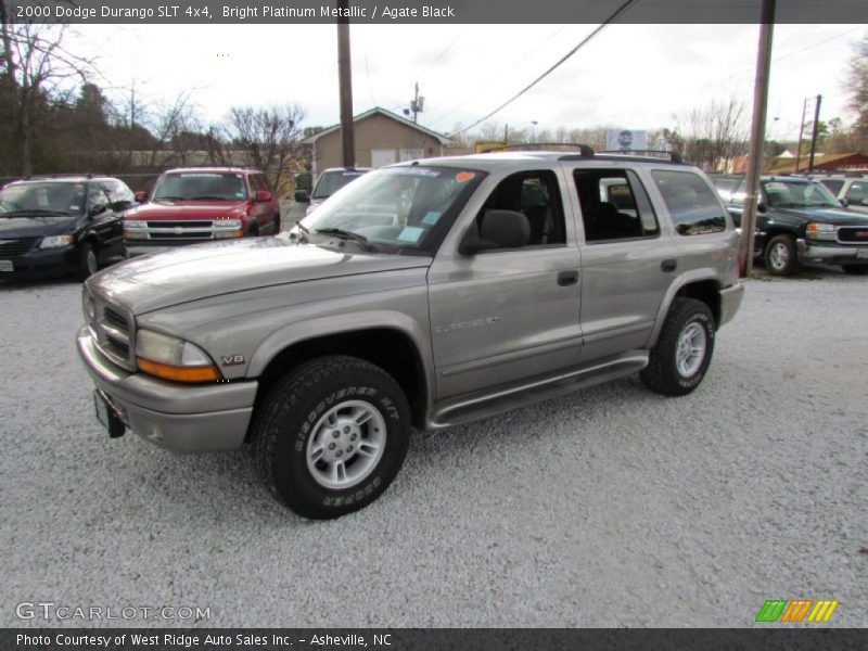Bright Platinum Metallic / Agate Black 2000 Dodge Durango SLT 4x4