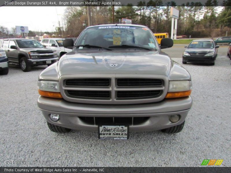 Bright Platinum Metallic / Agate Black 2000 Dodge Durango SLT 4x4