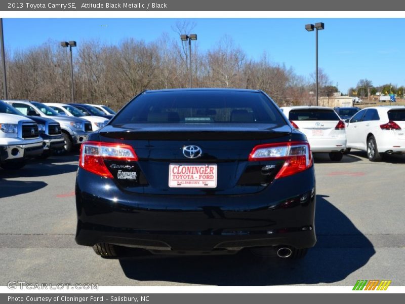 Attitude Black Metallic / Black 2013 Toyota Camry SE