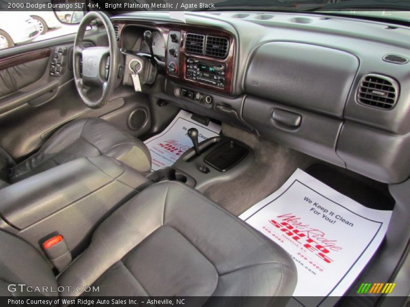 Bright Platinum Metallic / Agate Black 2000 Dodge Durango SLT 4x4