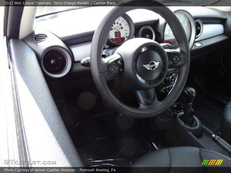 Spice Orange Metallic / Carbon Black 2012 Mini Cooper Clubman