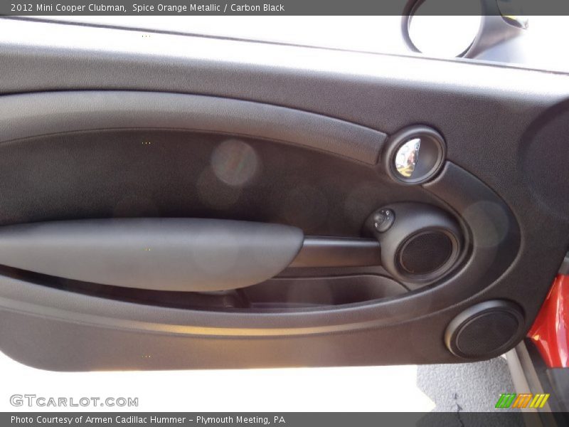 Spice Orange Metallic / Carbon Black 2012 Mini Cooper Clubman