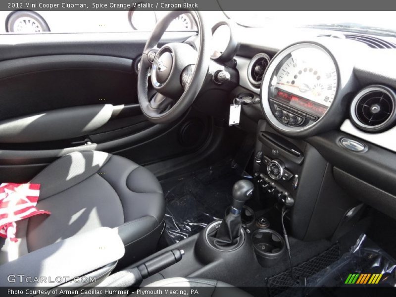 Spice Orange Metallic / Carbon Black 2012 Mini Cooper Clubman