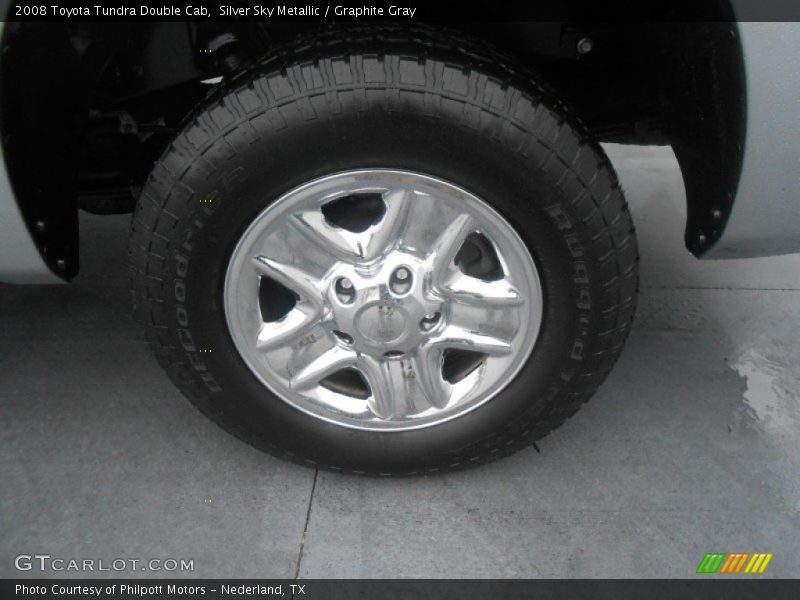 Silver Sky Metallic / Graphite Gray 2008 Toyota Tundra Double Cab