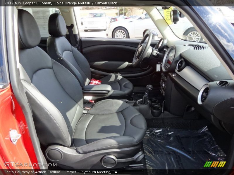 Spice Orange Metallic / Carbon Black 2012 Mini Cooper Clubman