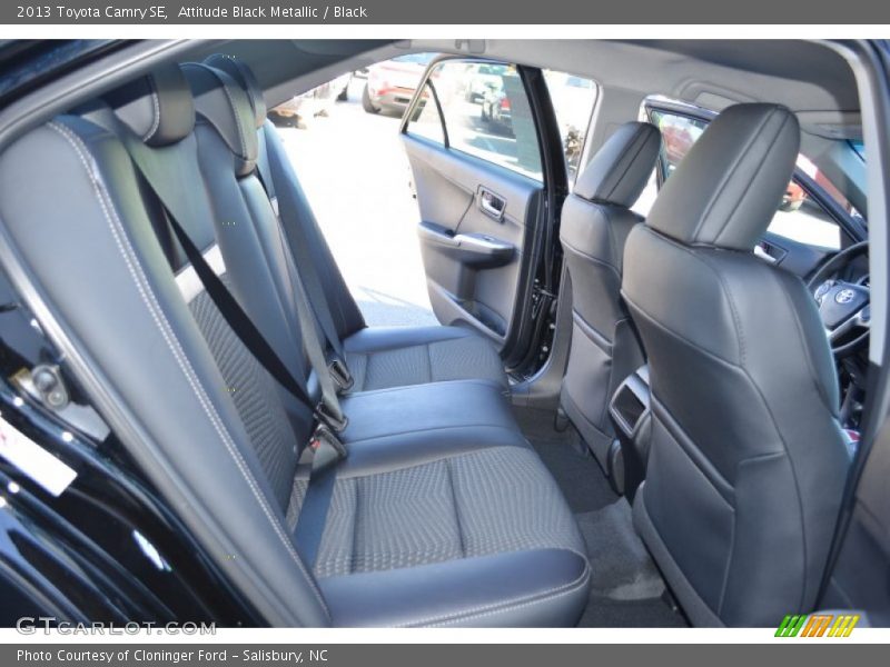 Rear Seat of 2013 Camry SE