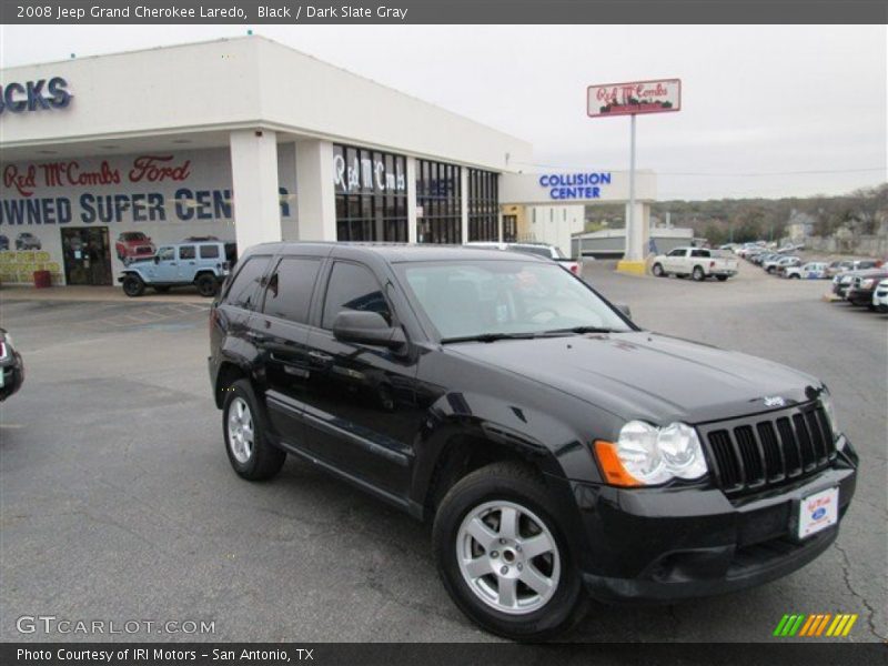 Black / Dark Slate Gray 2008 Jeep Grand Cherokee Laredo