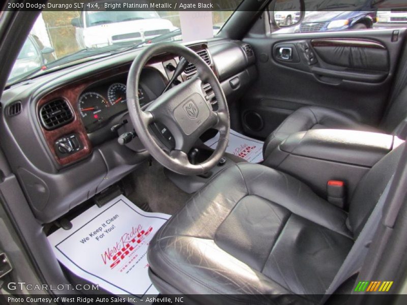 Bright Platinum Metallic / Agate Black 2000 Dodge Durango SLT 4x4