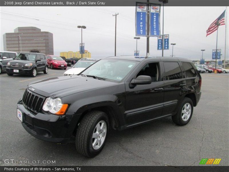 Black / Dark Slate Gray 2008 Jeep Grand Cherokee Laredo