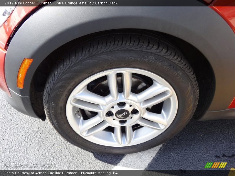 Spice Orange Metallic / Carbon Black 2012 Mini Cooper Clubman