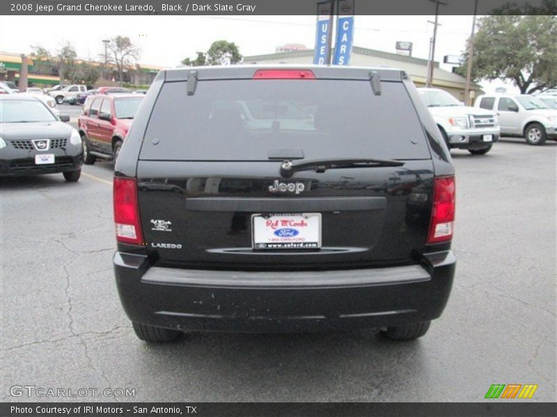 Black / Dark Slate Gray 2008 Jeep Grand Cherokee Laredo