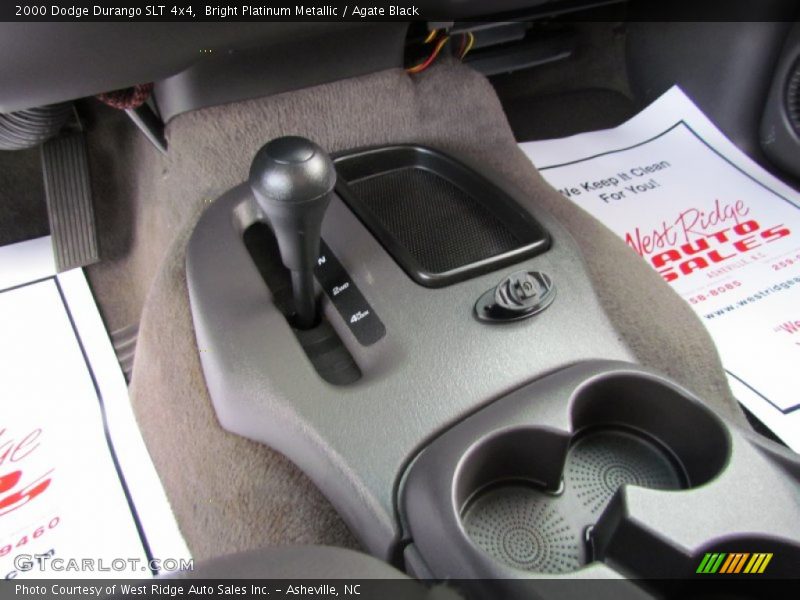 Bright Platinum Metallic / Agate Black 2000 Dodge Durango SLT 4x4