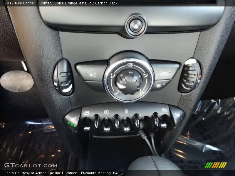 Spice Orange Metallic / Carbon Black 2012 Mini Cooper Clubman