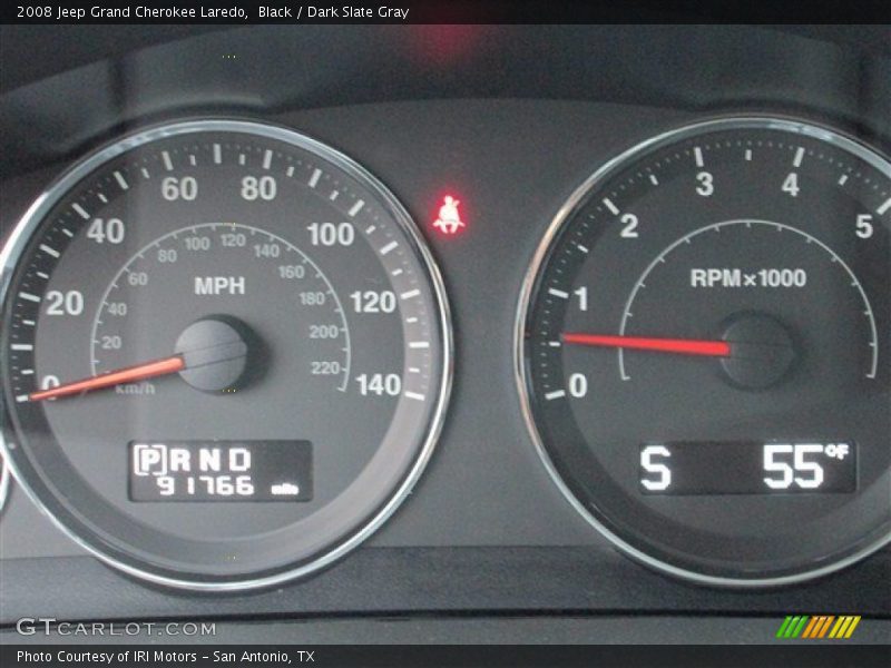 Black / Dark Slate Gray 2008 Jeep Grand Cherokee Laredo