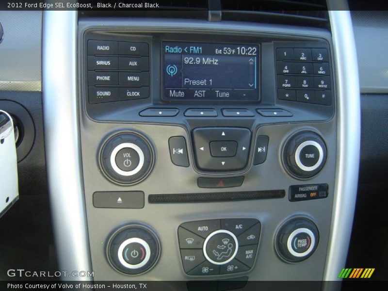 Black / Charcoal Black 2012 Ford Edge SEL EcoBoost