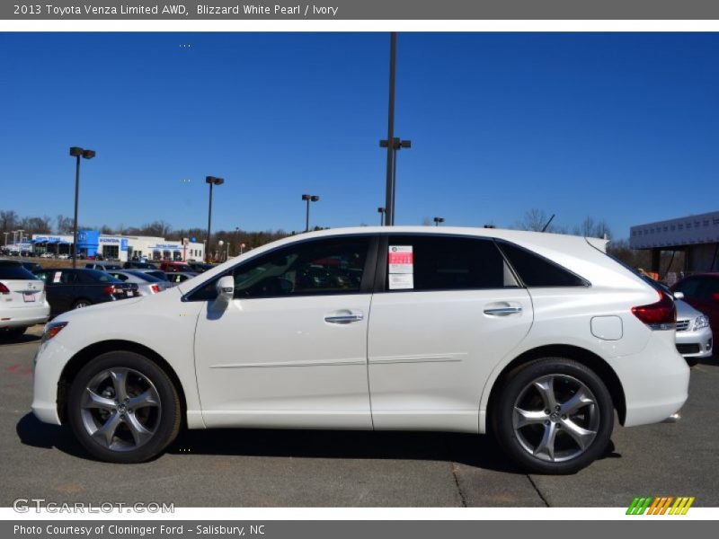  2013 Venza Limited AWD Blizzard White Pearl