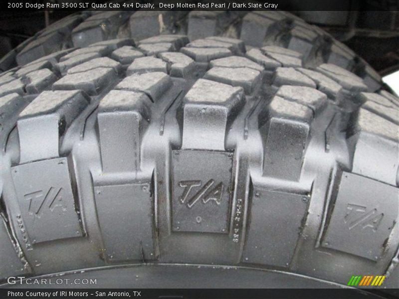 Deep Molten Red Pearl / Dark Slate Gray 2005 Dodge Ram 3500 SLT Quad Cab 4x4 Dually