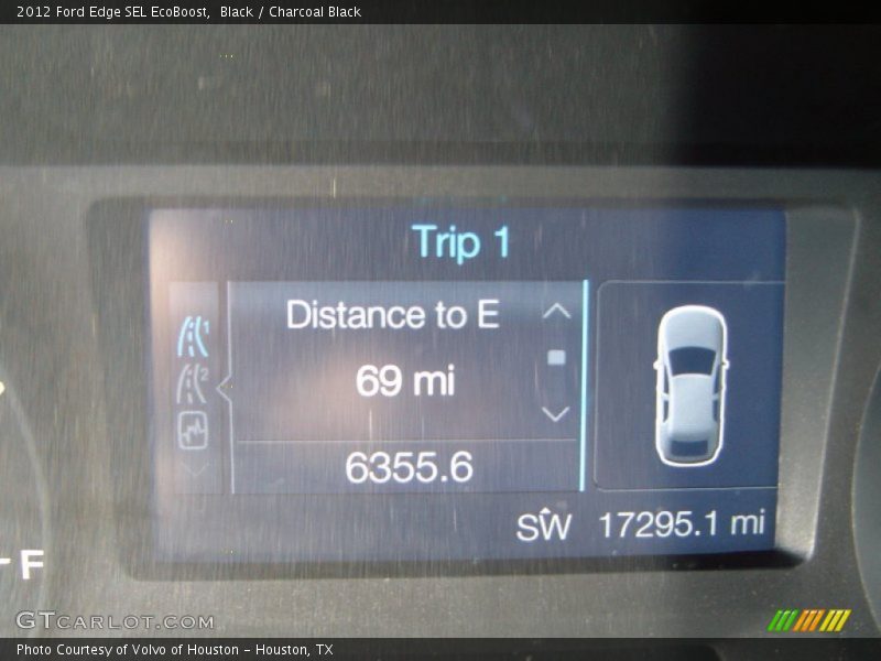 Black / Charcoal Black 2012 Ford Edge SEL EcoBoost