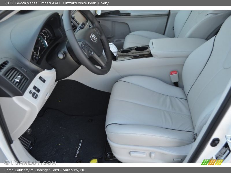 Front Seat of 2013 Venza Limited AWD