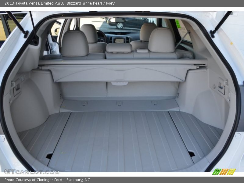  2013 Venza Limited AWD Trunk