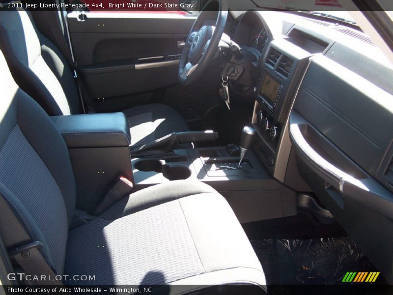 Bright White / Dark Slate Gray 2011 Jeep Liberty Renegade 4x4