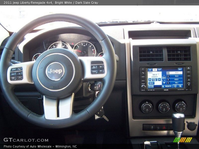 Bright White / Dark Slate Gray 2011 Jeep Liberty Renegade 4x4