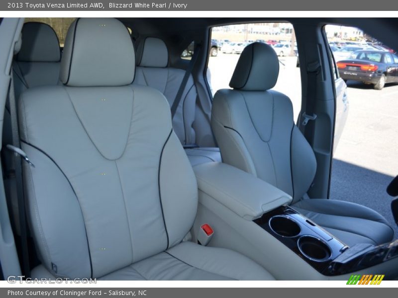 Blizzard White Pearl / Ivory 2013 Toyota Venza Limited AWD