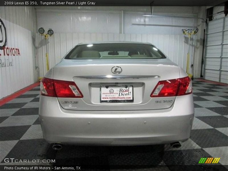 Tungsten Silver Pearl / Light Gray 2009 Lexus ES 350