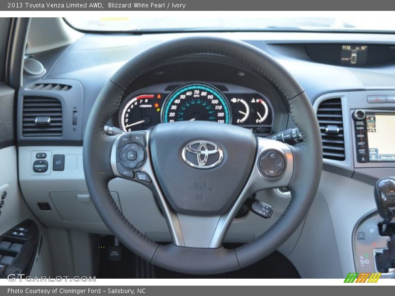  2013 Venza Limited AWD Steering Wheel