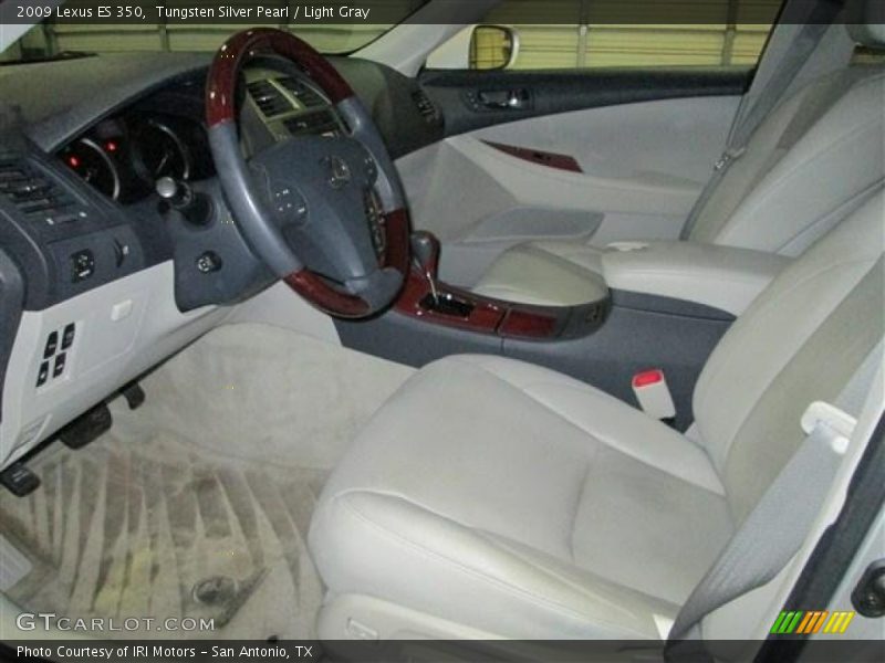 Tungsten Silver Pearl / Light Gray 2009 Lexus ES 350