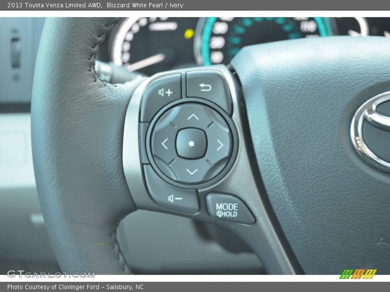 Controls of 2013 Venza Limited AWD