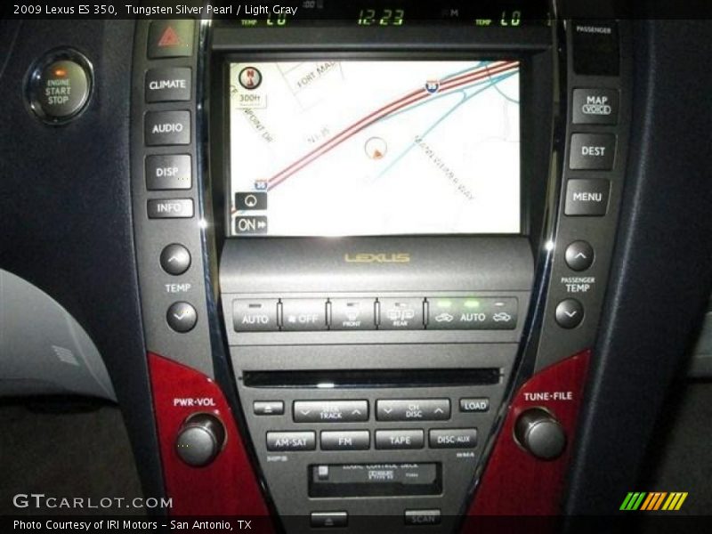 Tungsten Silver Pearl / Light Gray 2009 Lexus ES 350