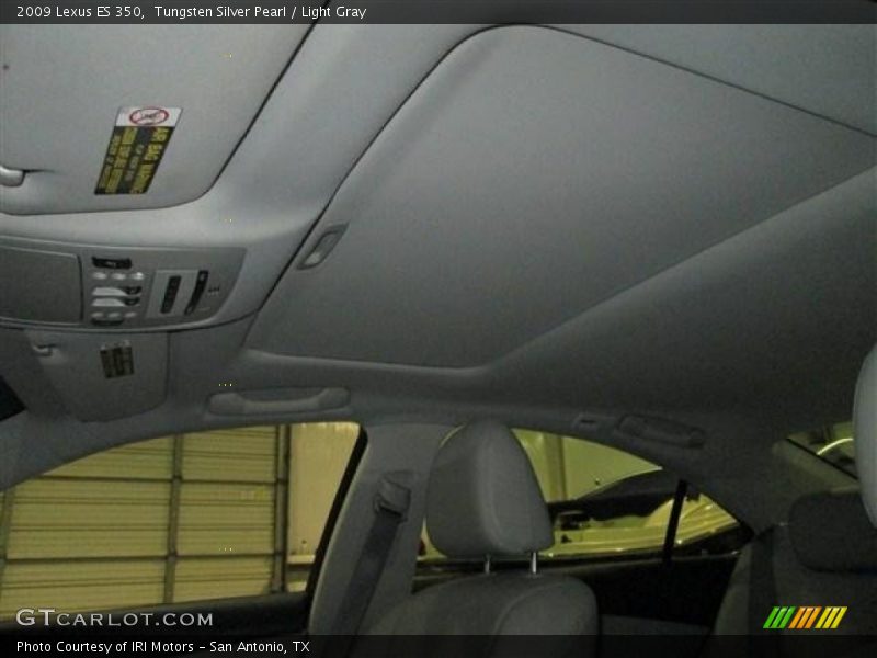 Tungsten Silver Pearl / Light Gray 2009 Lexus ES 350