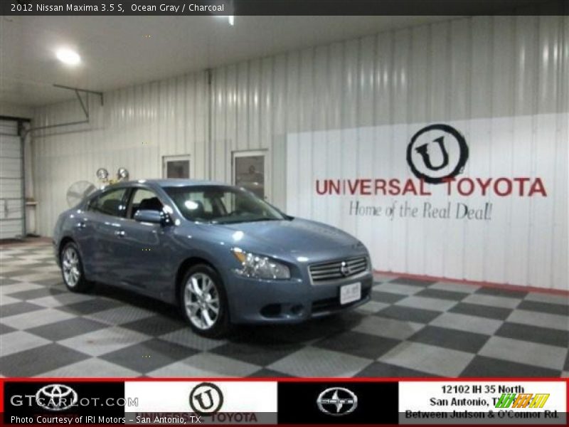 Ocean Gray / Charcoal 2012 Nissan Maxima 3.5 S