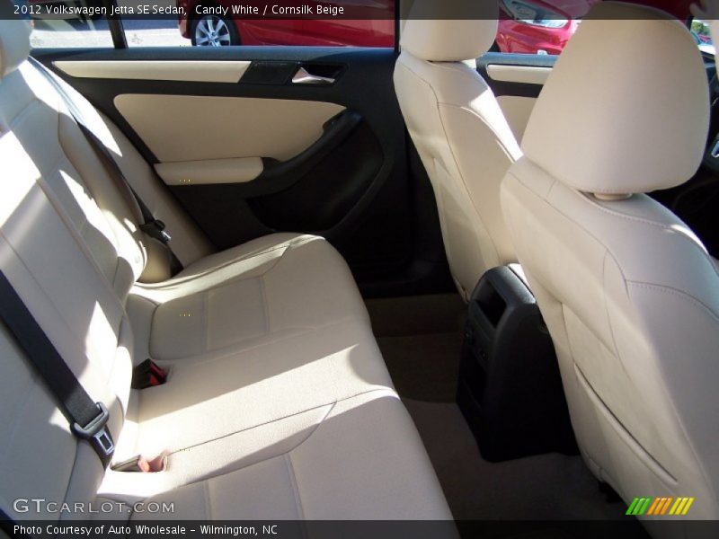 Candy White / Cornsilk Beige 2012 Volkswagen Jetta SE Sedan