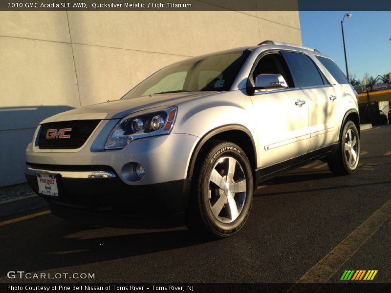 Quicksilver Metallic / Light Titanium 2010 GMC Acadia SLT AWD