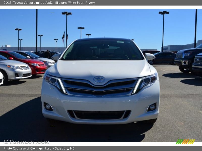Blizzard White Pearl / Ivory 2013 Toyota Venza Limited AWD