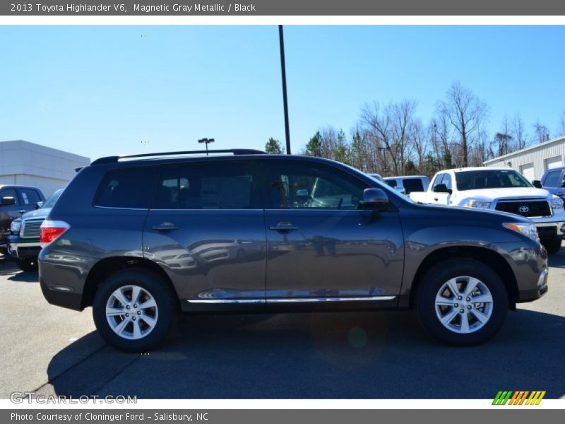 Magnetic Gray Metallic / Black 2013 Toyota Highlander V6