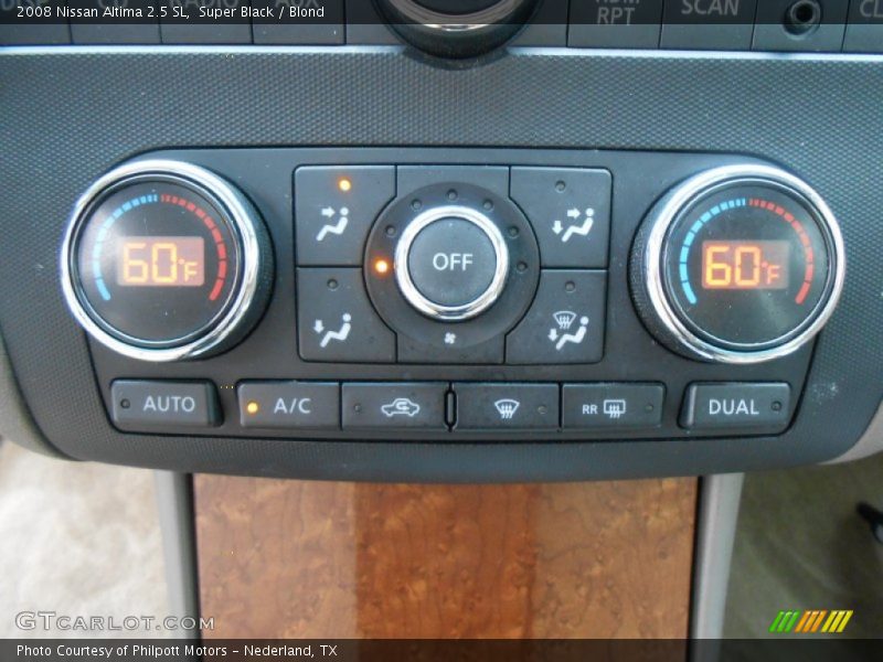 Super Black / Blond 2008 Nissan Altima 2.5 SL
